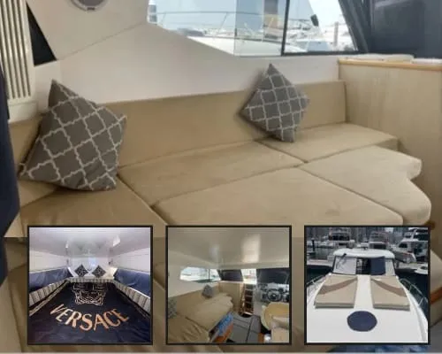 Silver Craft 39ft Yacht Front View